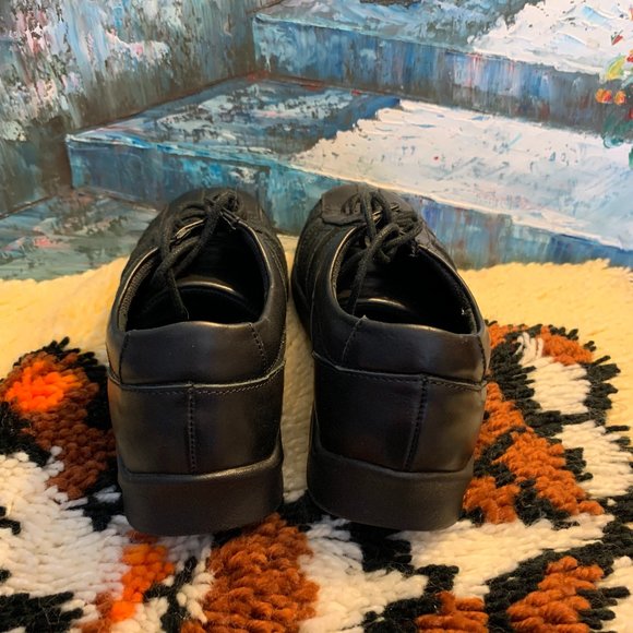 Like New! Aetrex Women's E730 "Eliza" Leather/Suede Casual Lace Up Shoe 7 Wide - Picture 3 of 12